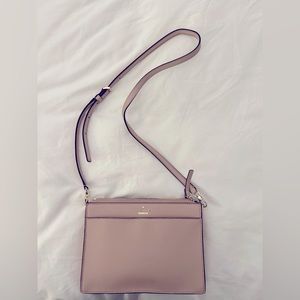Kate Spade Pink Leather Purse Crossbody - Rarely Used
